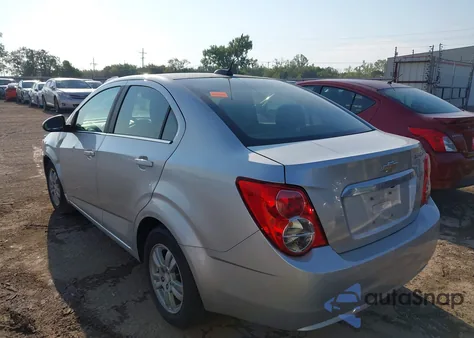 2016 Chevrolet Sonic Lt Auto из США, поврежденный, VIN 1G1JC5SBXG4171891